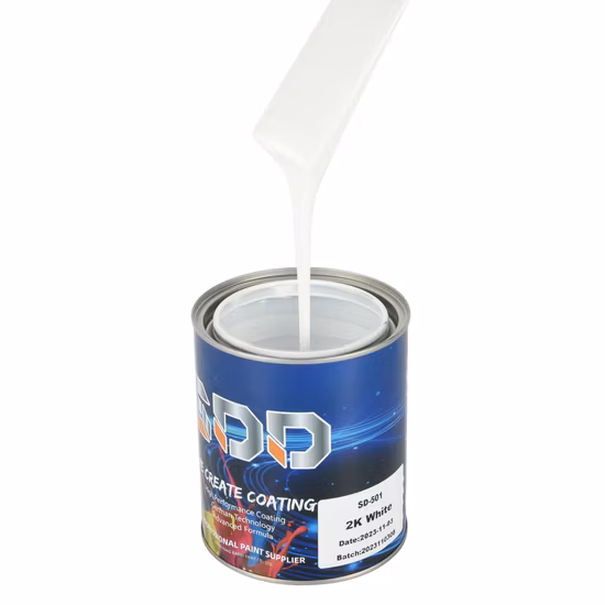 1K 2K Solid Basecoat Car Paint Supplier Customizable Automotive Metallic Car Coating Wrap Accessory Auto Refinish Varnish Paint