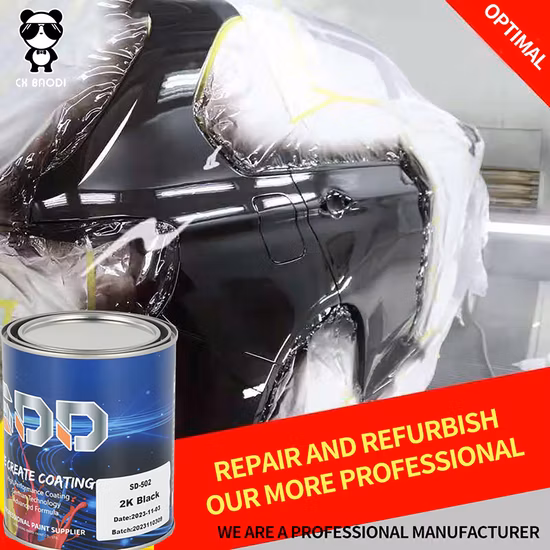 1K 2K Solid Basecoat Car Paint Supplier Customizable Automotive Metallic Car Coating Wrap Accessory Auto Refinish Varnish Paint