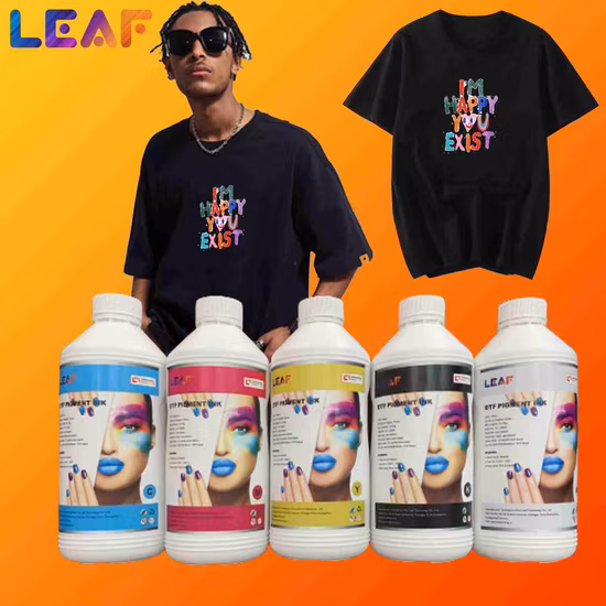 Stampa tessile diretta su pellicola Dtf T-shirt Pellicola di trasferimento per animali domestici Inchiostro pigmentato Dtf per testine di stampa Epson Stampante a trasferimento di pellicola L1800, 1390, 4720, 3200